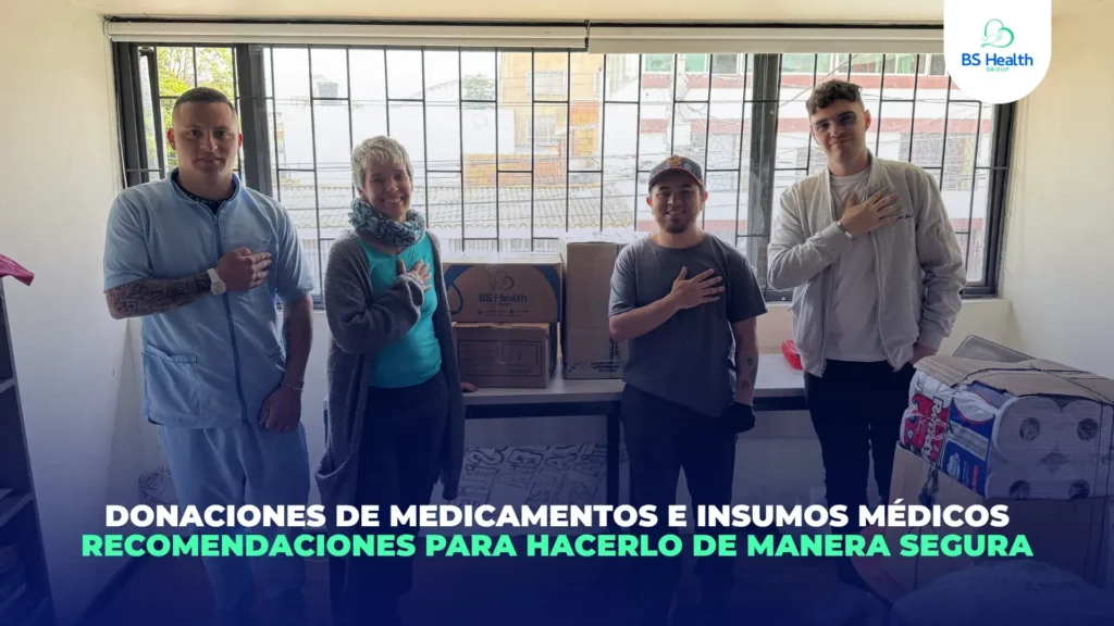 BS Health Group | Donaciones de medicamentos e insumos médicos: recomendaciones para hacerlo de manera segura