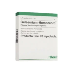 Gelsemium-Homaccord Heel 5 ampollas Bonne Santé
