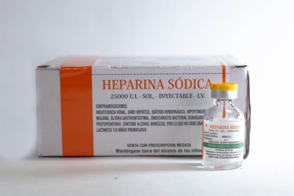 Heparina Sodica 5.000Ui / 5mL En Caja x 25 Ampollas