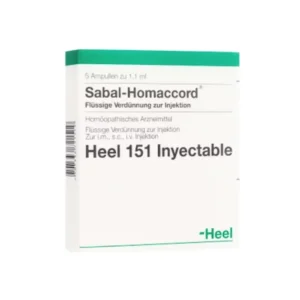 Sabal Homaccord Heel 5 ampollas Bonne Santé